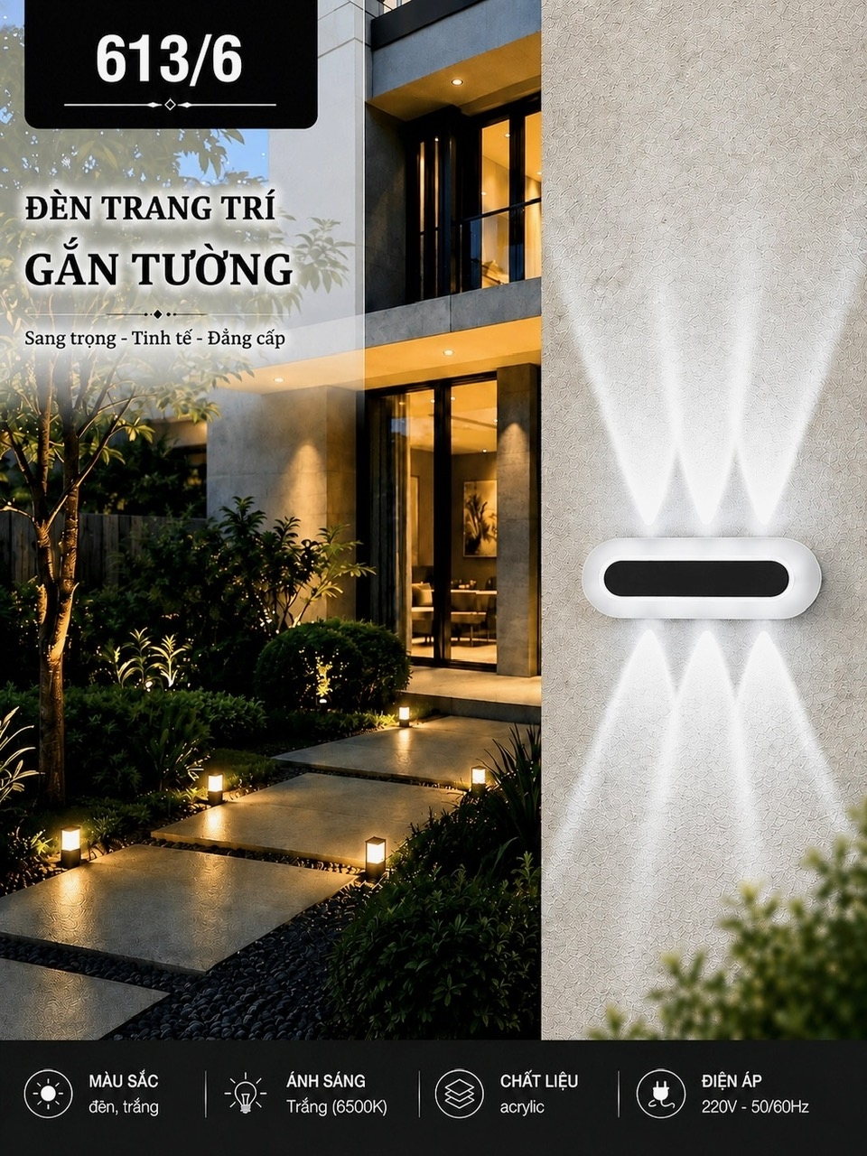 Đèn rọi led CK613/6
