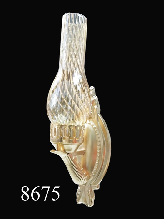 Đèn tường dầu mạ đồng (8675/1)