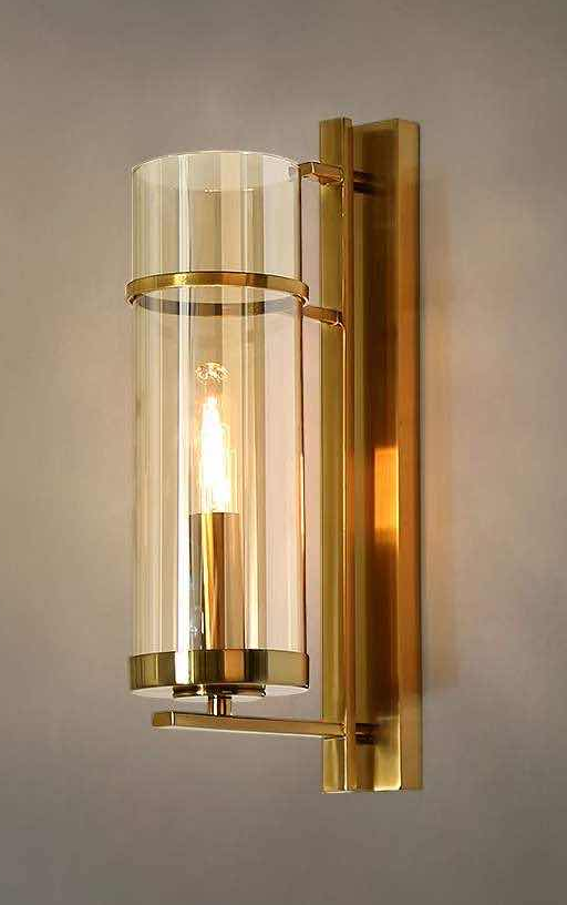 Đèn tường mạ chao thủy tinh 7098/1