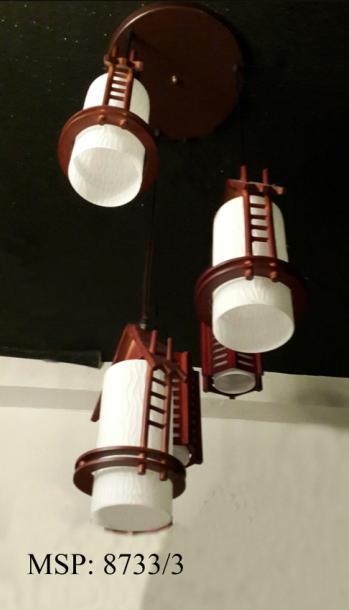 Đèn thả 3 gỗ-8733/3
