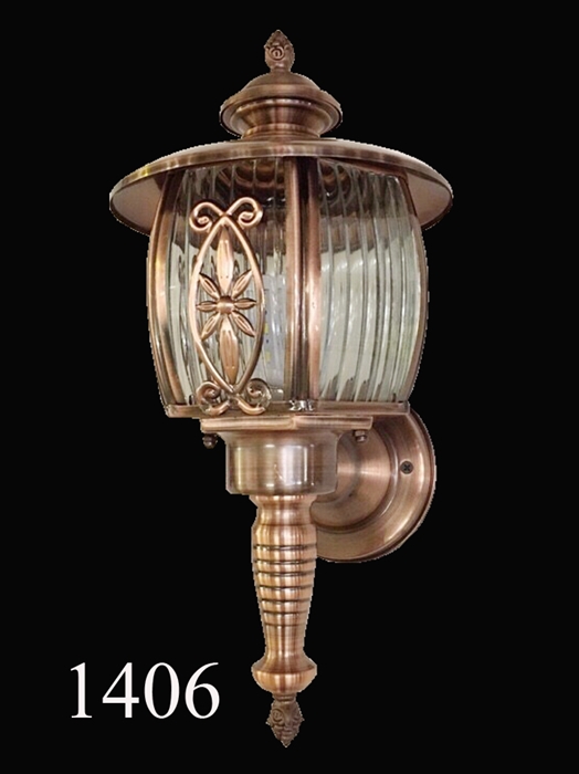 Đèn cột mạ đồng (1406)