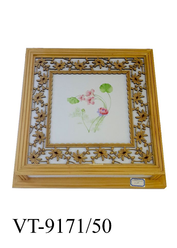 Đèn ốp trần gỗ HQ - 9171/50