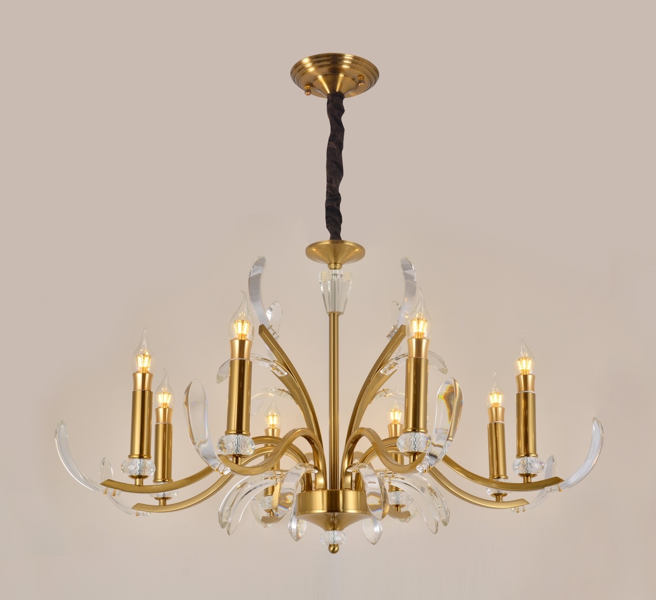 Đèn chùm mạ đồng 8315-8