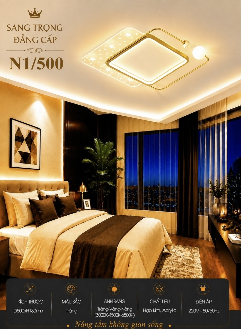 Đèn ốp trần led N1/500