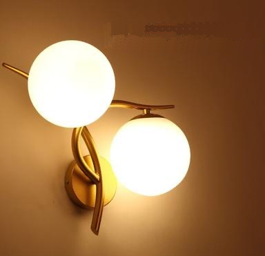 Đèn tường chao cầu 2158/2 GD