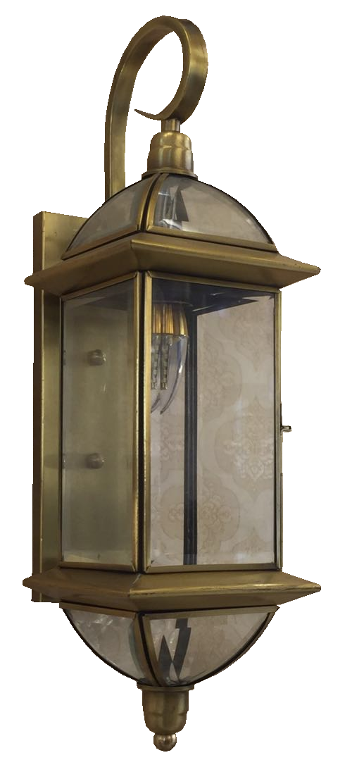 Đèn cột đồng xịn 4 kính quay xuống B6019/1