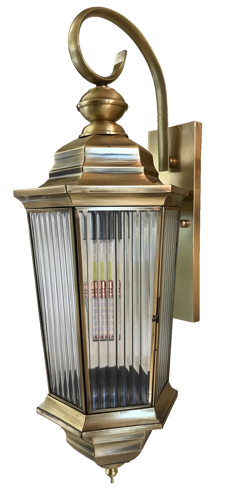Đèn tường đồng xịn kính phale B7054
