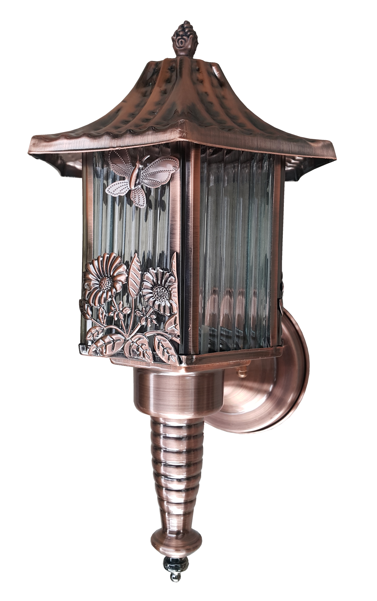 Đèn cột mạ đồng 1611/1