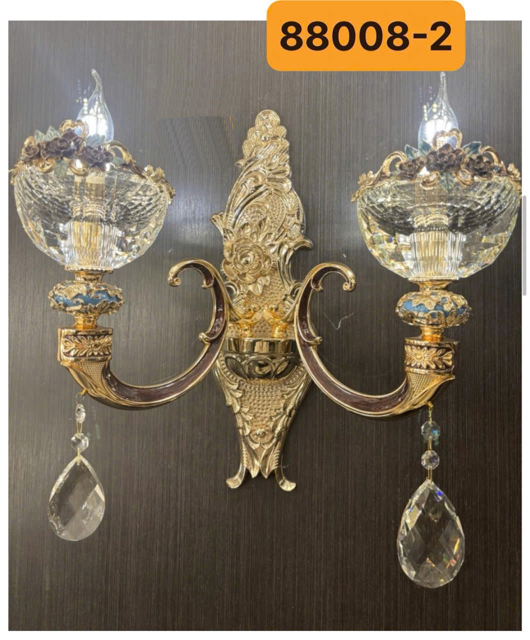 Đèn tường angtimon mạ 18k 88008/2
