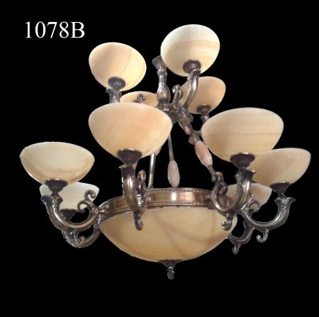 Đèn chùm đồng xịn 1078B/12(KT:1m*H1m)