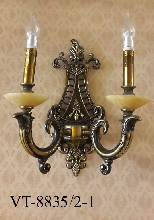 Nến đôi đồng xịn 8835/2-1