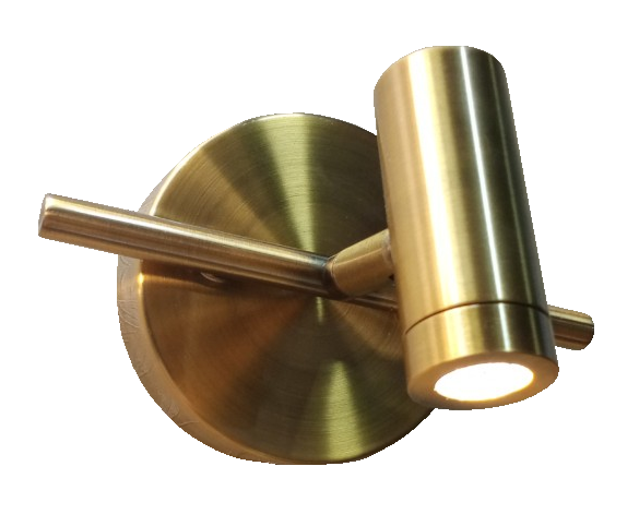 Đèn soi tranh mạ đồng 6270-1 (15cm)