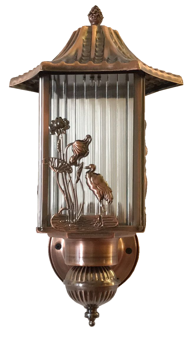 Đèn cột 6 kính hoa sen 1671