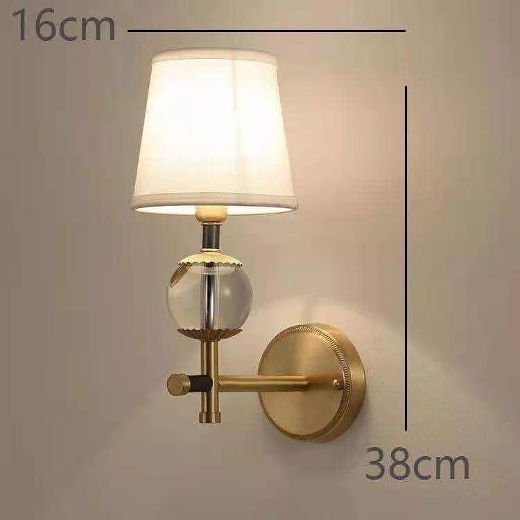 Đèn tường thân  mạ chao dù 1717/1W(14x31x20)