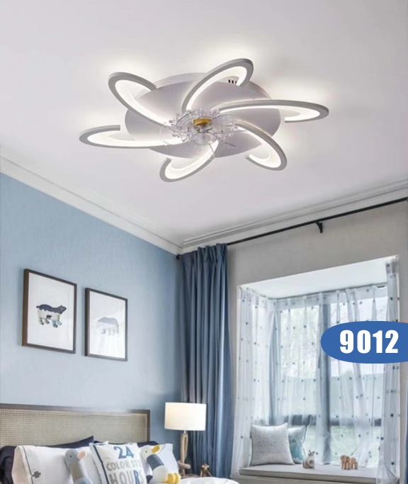 Ốp led gắn quạt 9012