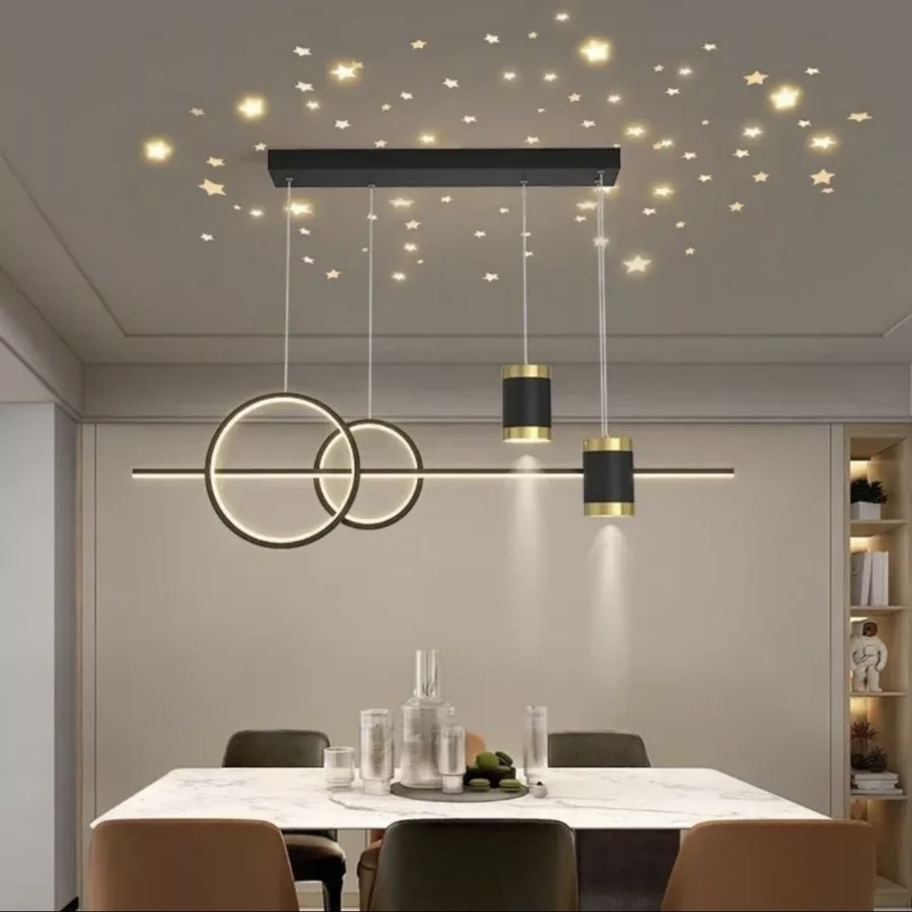 Đèn thả phòng ăn T079BK (2495)