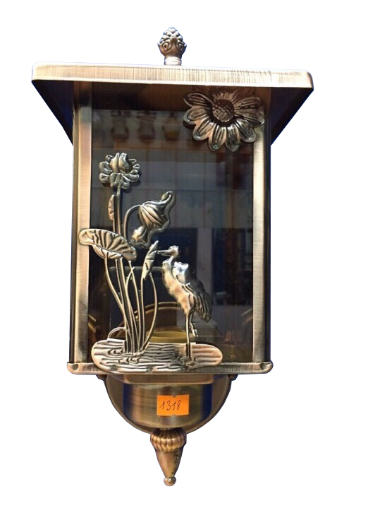 Đèn cột mạ đồng 1318