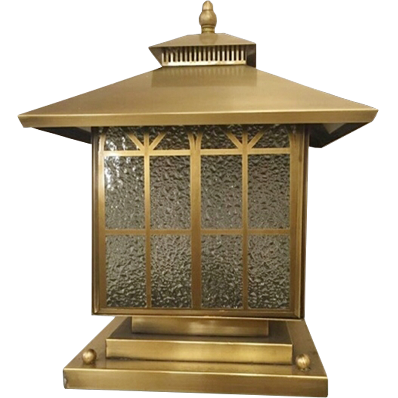 Đèn trụ cổng đồng xịn (6020/300)